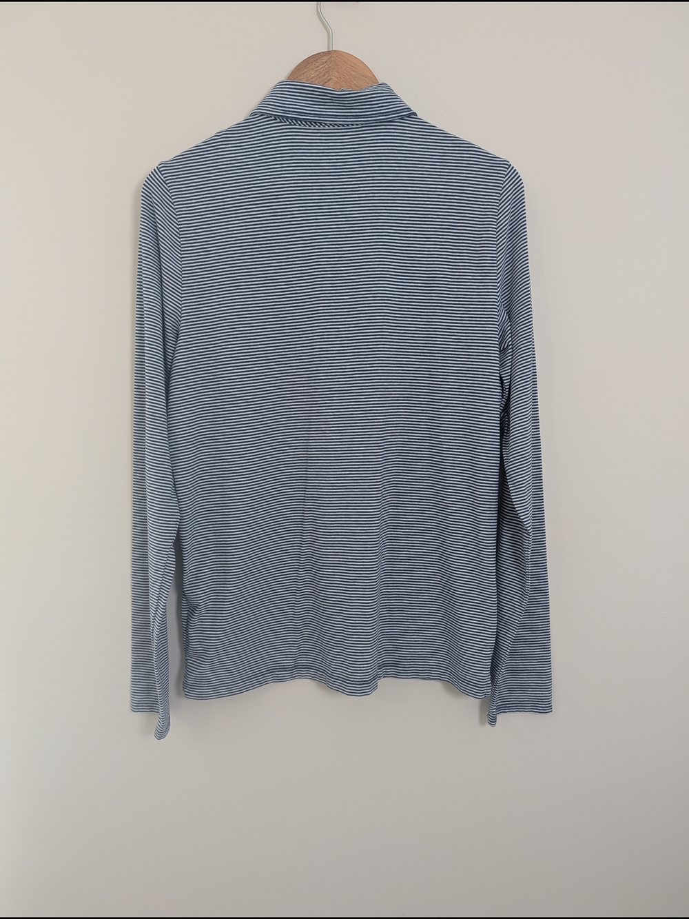 Vineyard Vines Edgartown Polo XL Boys Blue White Stripe Long Sleeve Shirt - Picture 4 of 10